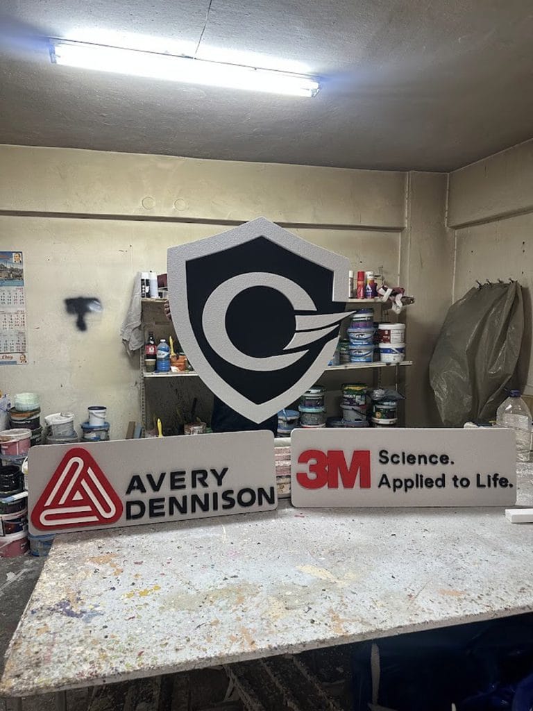 3D Strafor Logo Dekor Üretimi