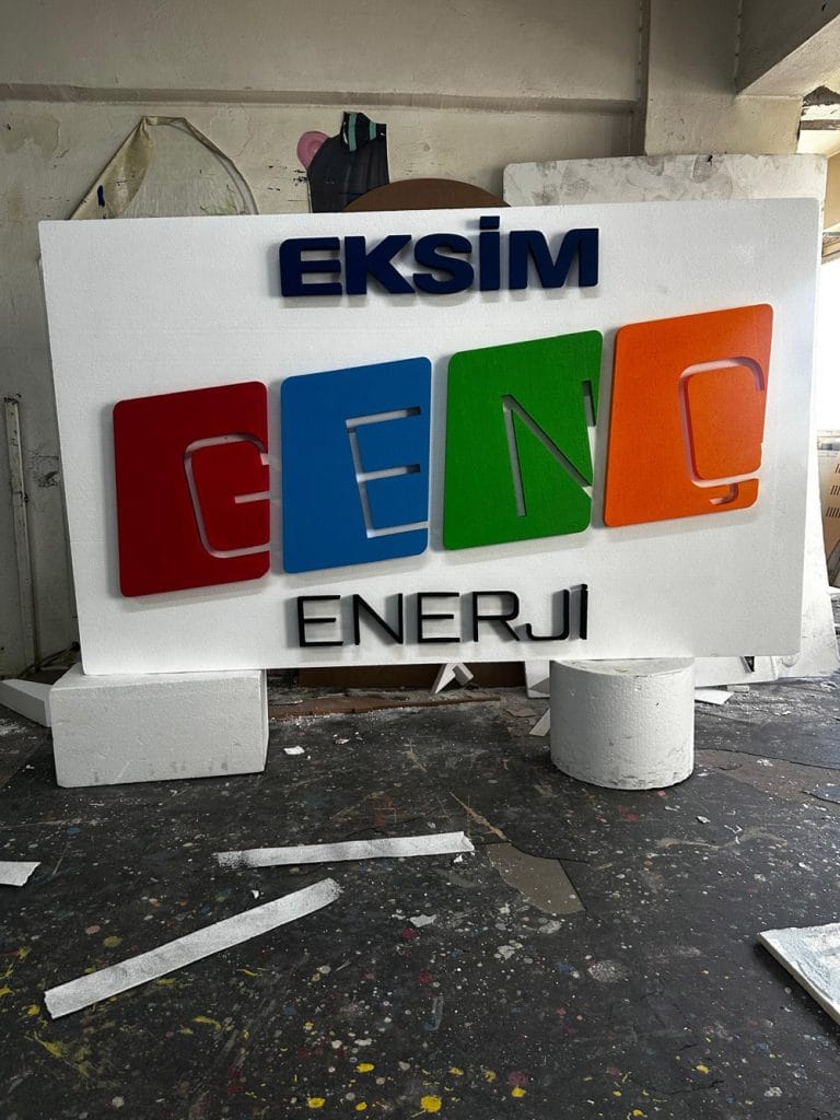 Kurumsal Strafor Logo İmalatı