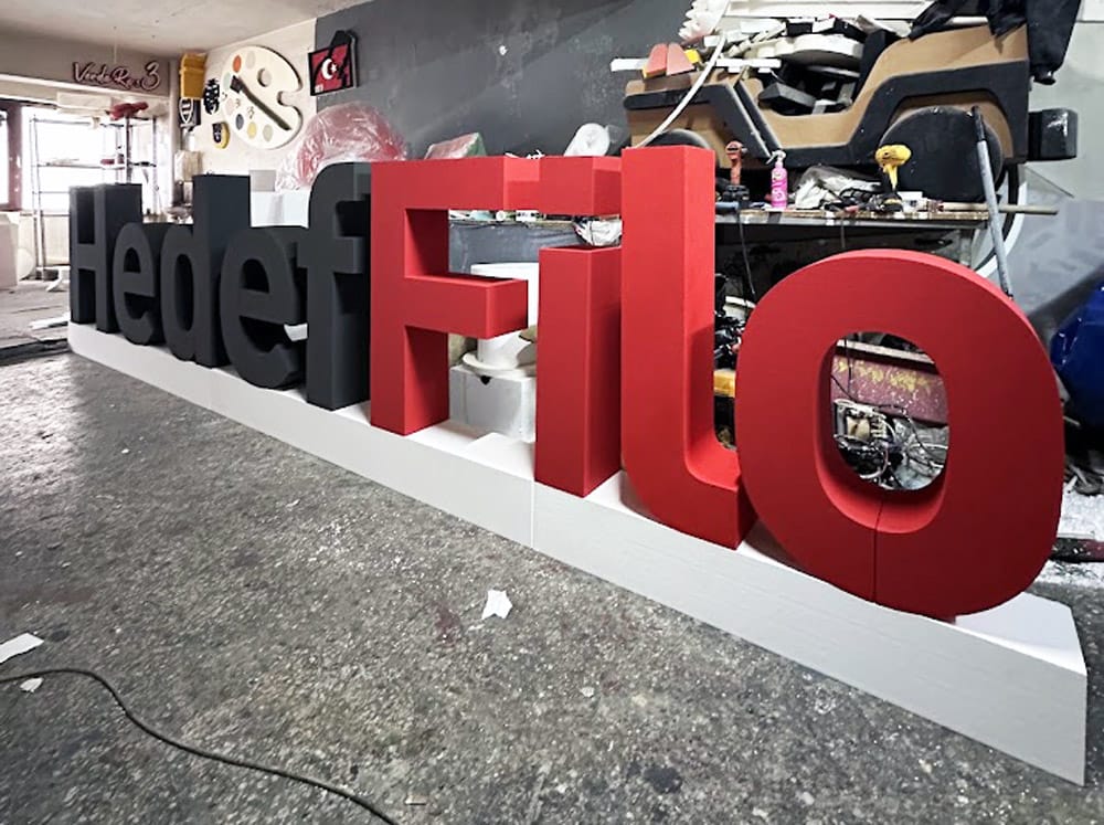 Strafor Logo | 3D Strafor Logo ve Özel Kesim Logo Üretimi